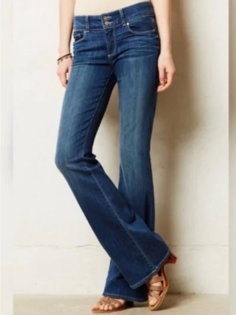 NWT PAIGE Hidden Hills Petite High Rise Bootcut Jeans – Size 28
